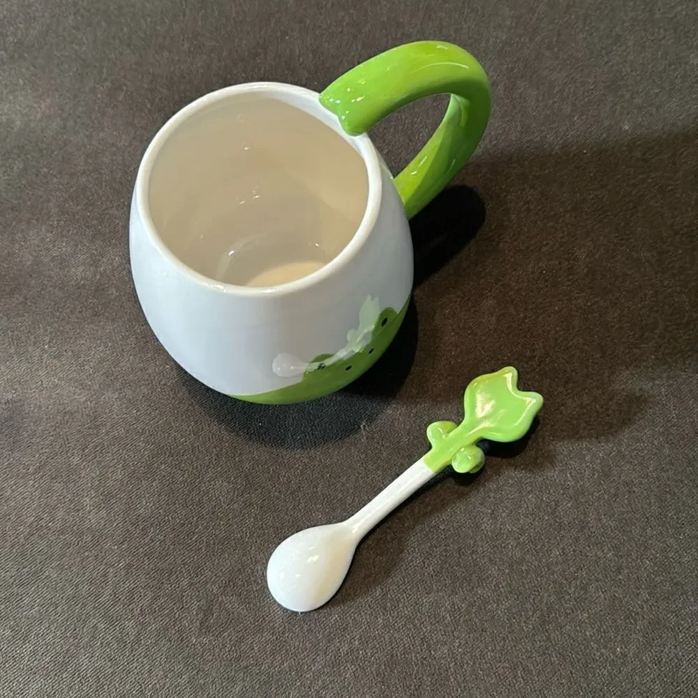 Frog Mug and Spoon Gift Set 15oz NEW